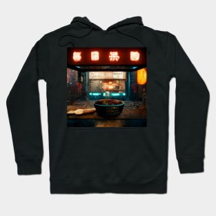 Bowl - Cyberpunk Cityscape Hoodie